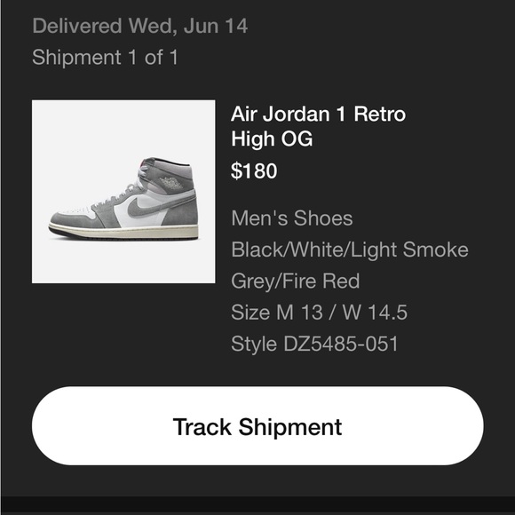 Size 13 - Jordan 1 Retro OG High Washed Black - Picture 7 of 7